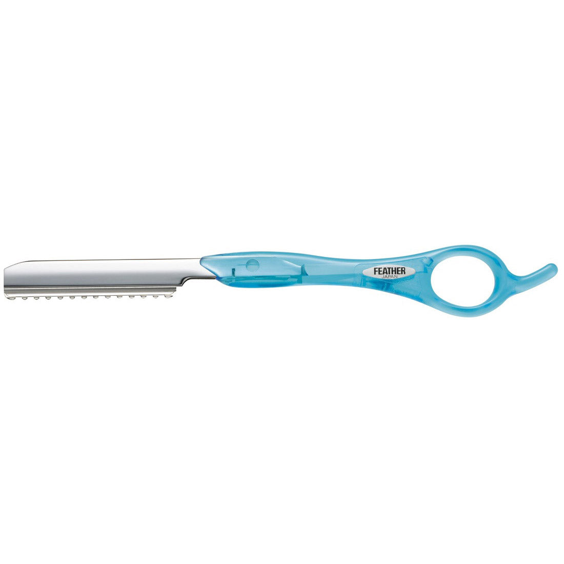 Feather Styling & Texturizing Razor Long Handle 17cm-Aqua