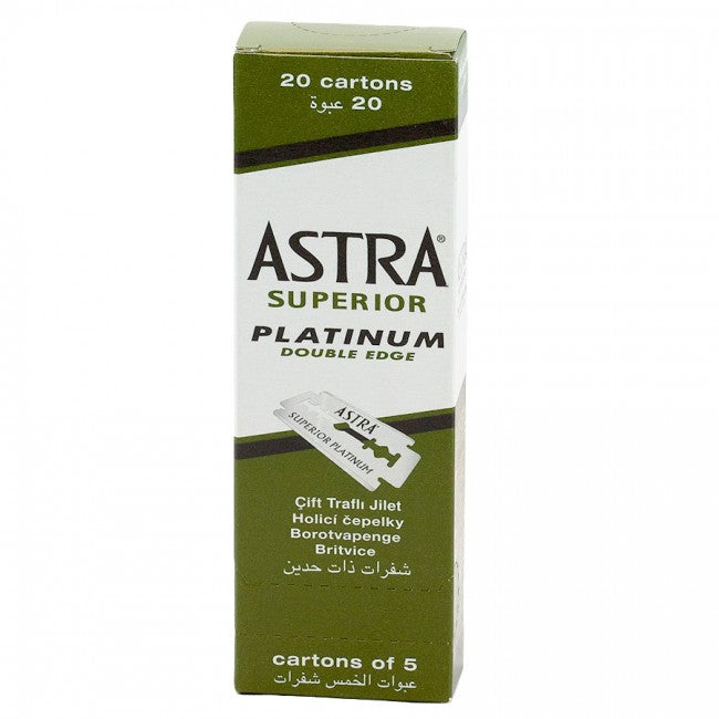ASTRA Superior Platinum Double Edge Razor Blades Pack 100