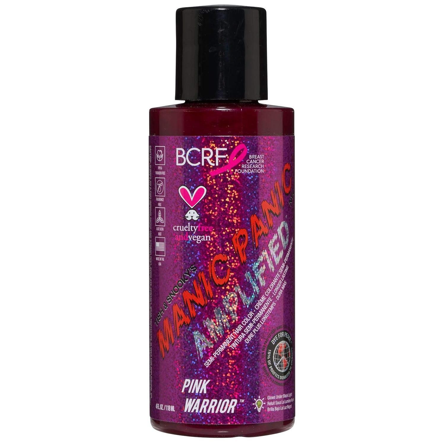 Manic Panic Amplified Hair Dye Semi Permanent Vegan Colour 118ml