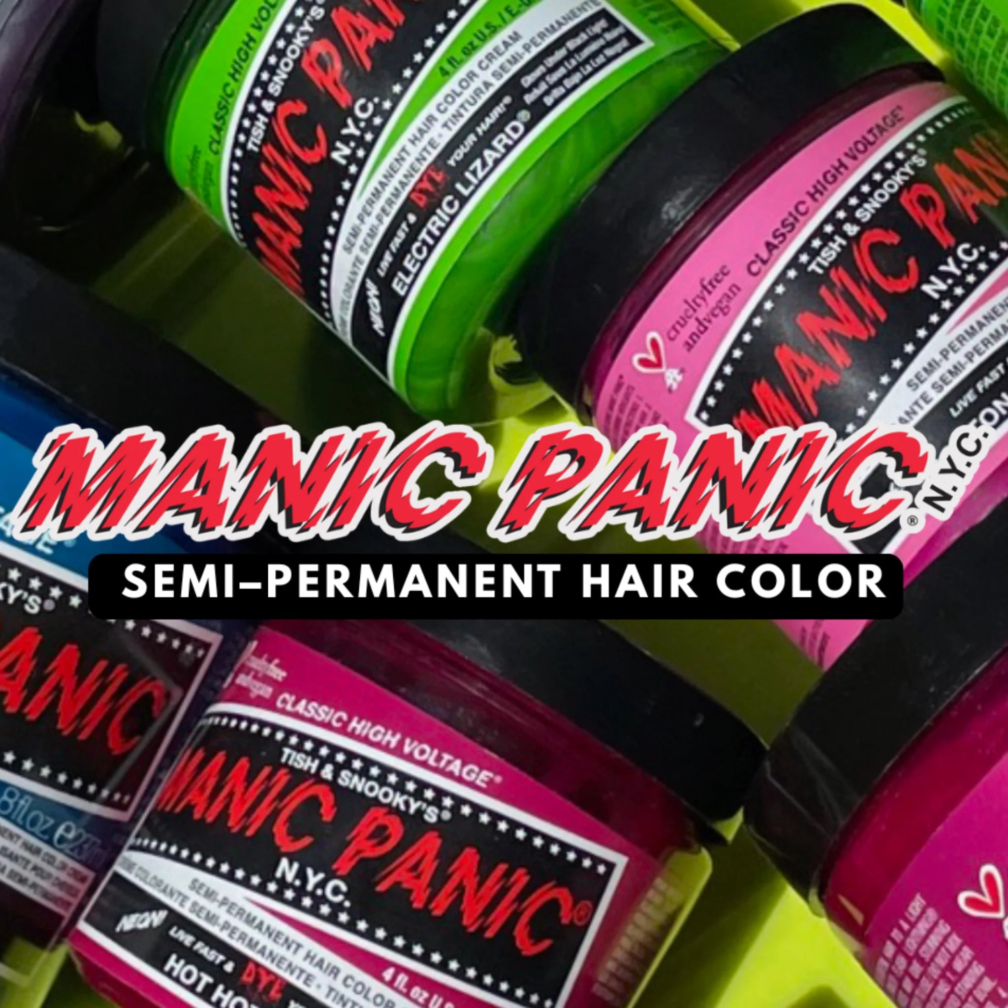 Manic Panic Classic Hair Dye Semi Permanent Vegan Colour 118ml