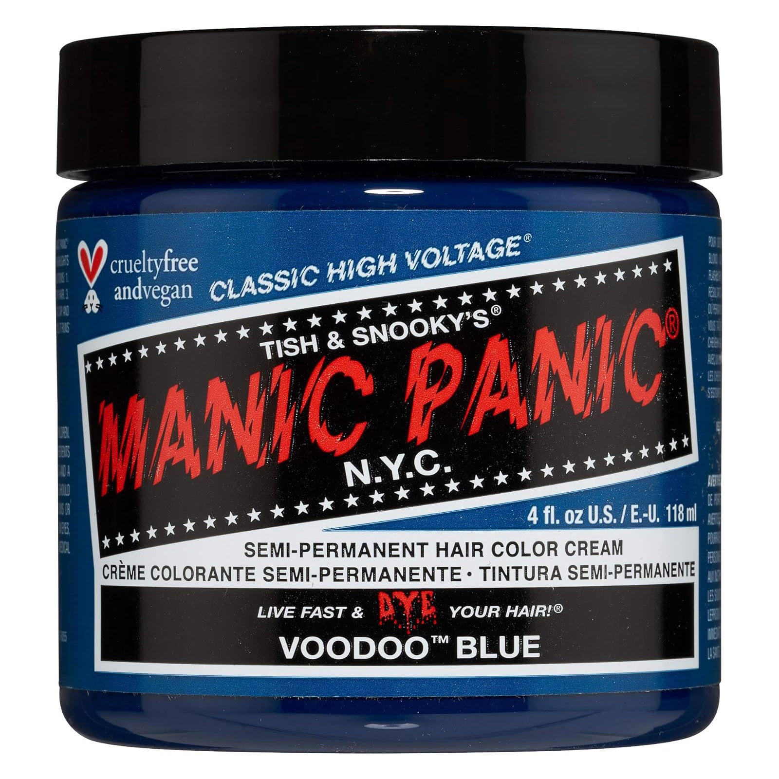 Manic Panic Classic Hair Dye Semi Permanent Vegan Colour 118ml