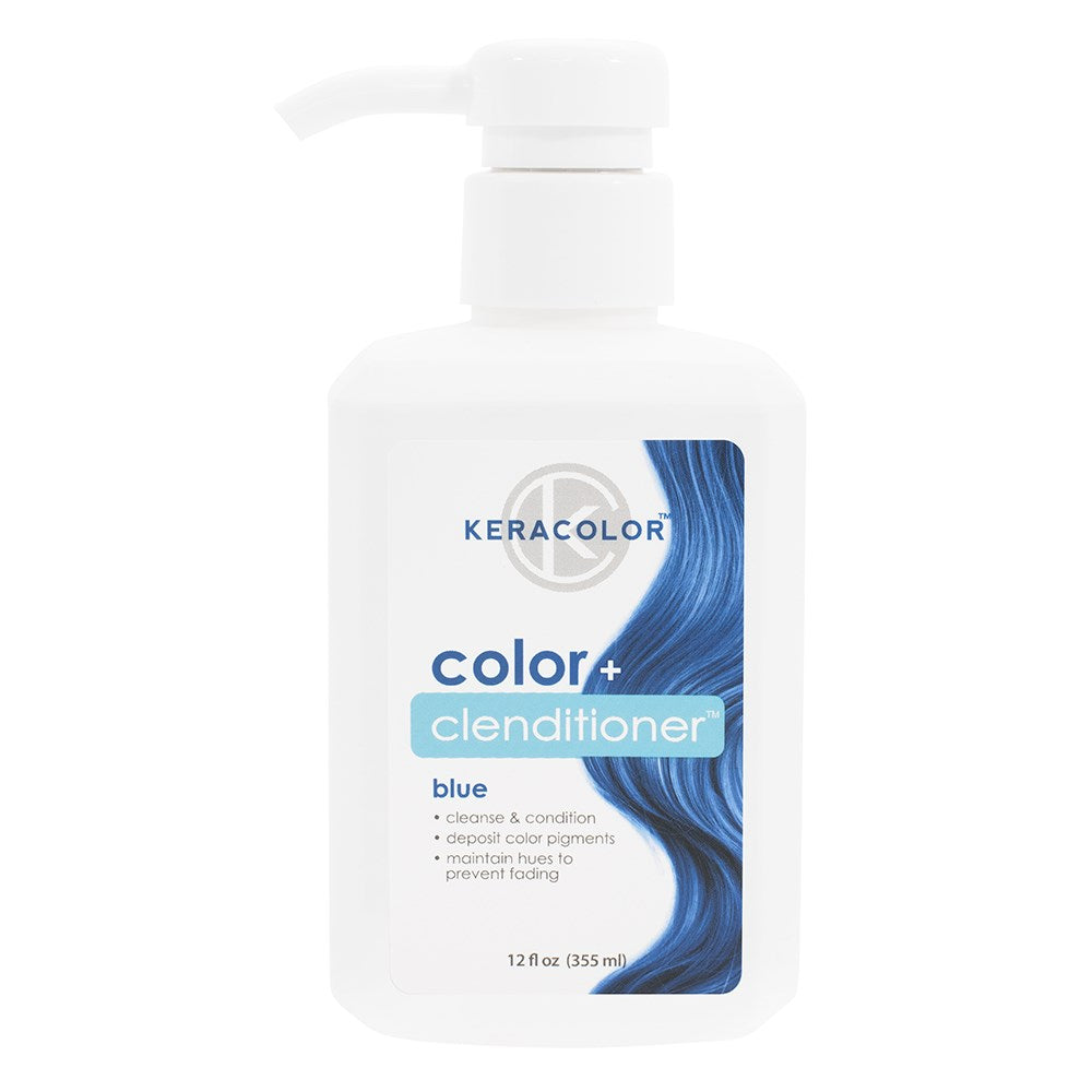 Keracolor Color Clenditioner Colouring Shampoo Blue 355ml