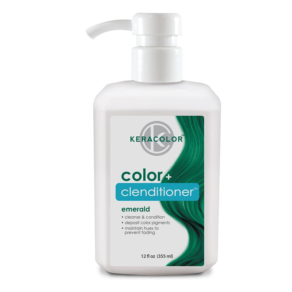Keracolor Color Clenditioner Colouring Shampoo Emerald 355ml