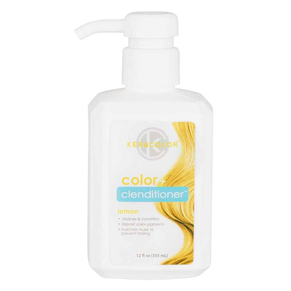 Keracolor Color Clenditioner Colouring Shampoo Lemon 355ml