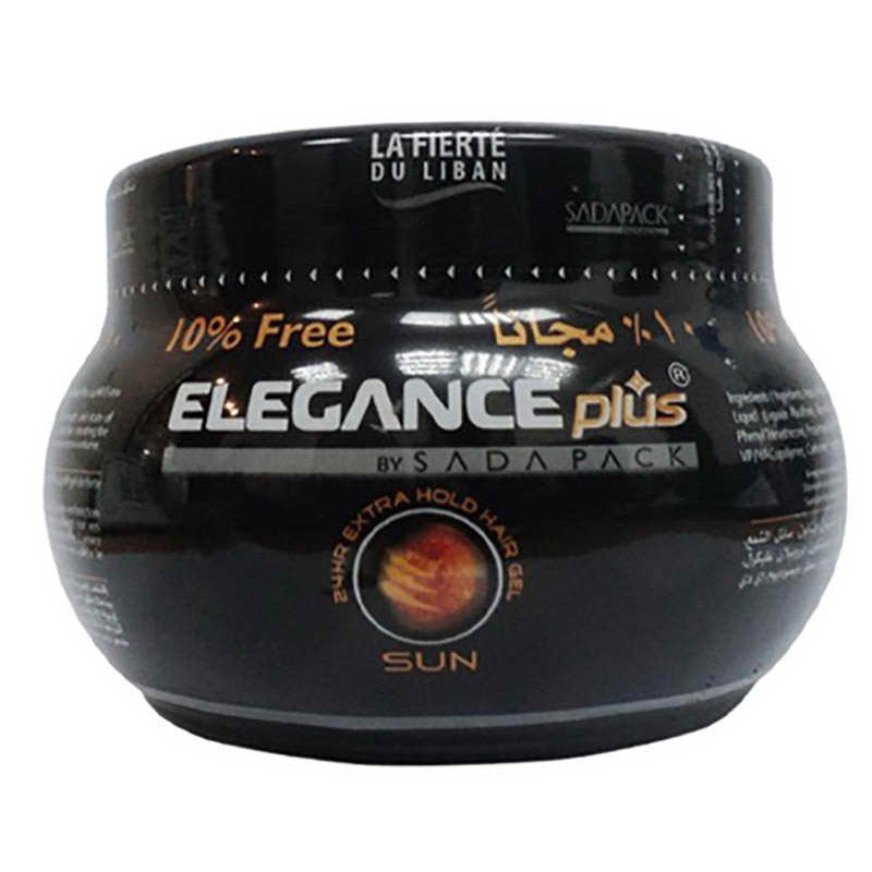 Elegance Plus Extra Hold 24hr Hair Styling Gel Sun 500g